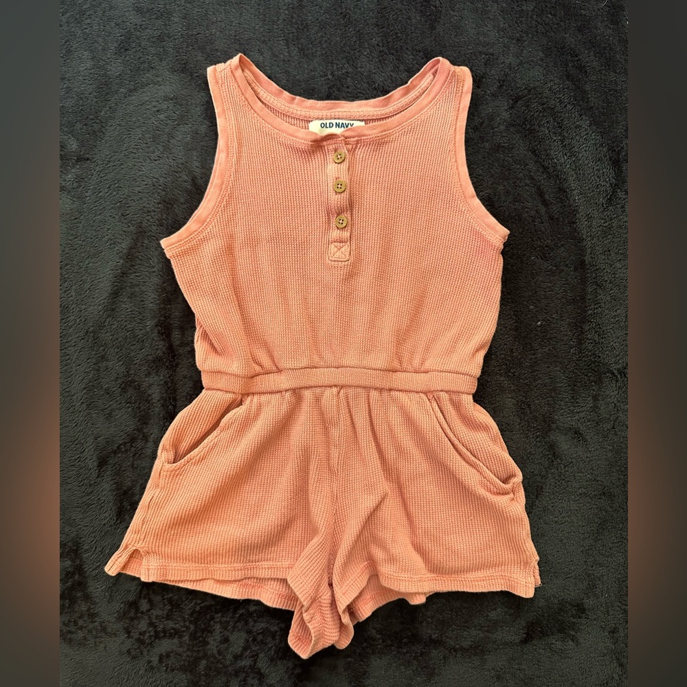Old Navy Kids Coral Romper